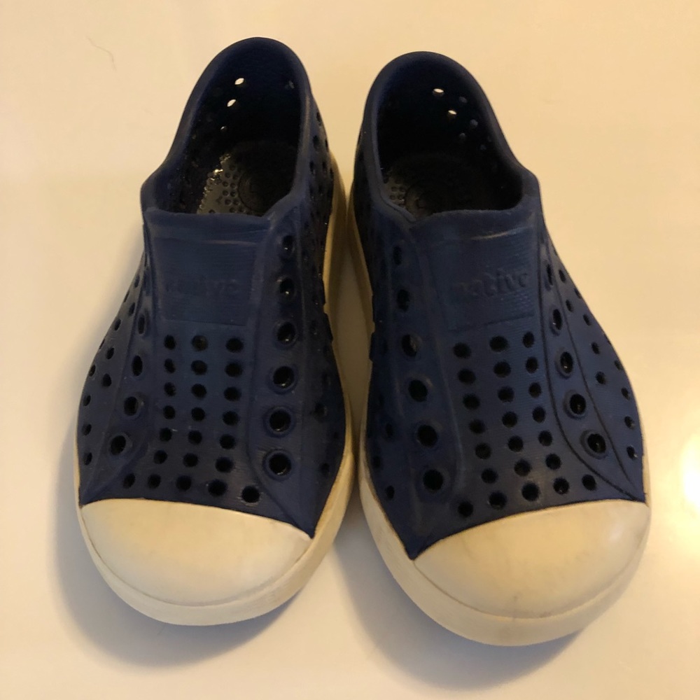 Navy Native Shoes size 6